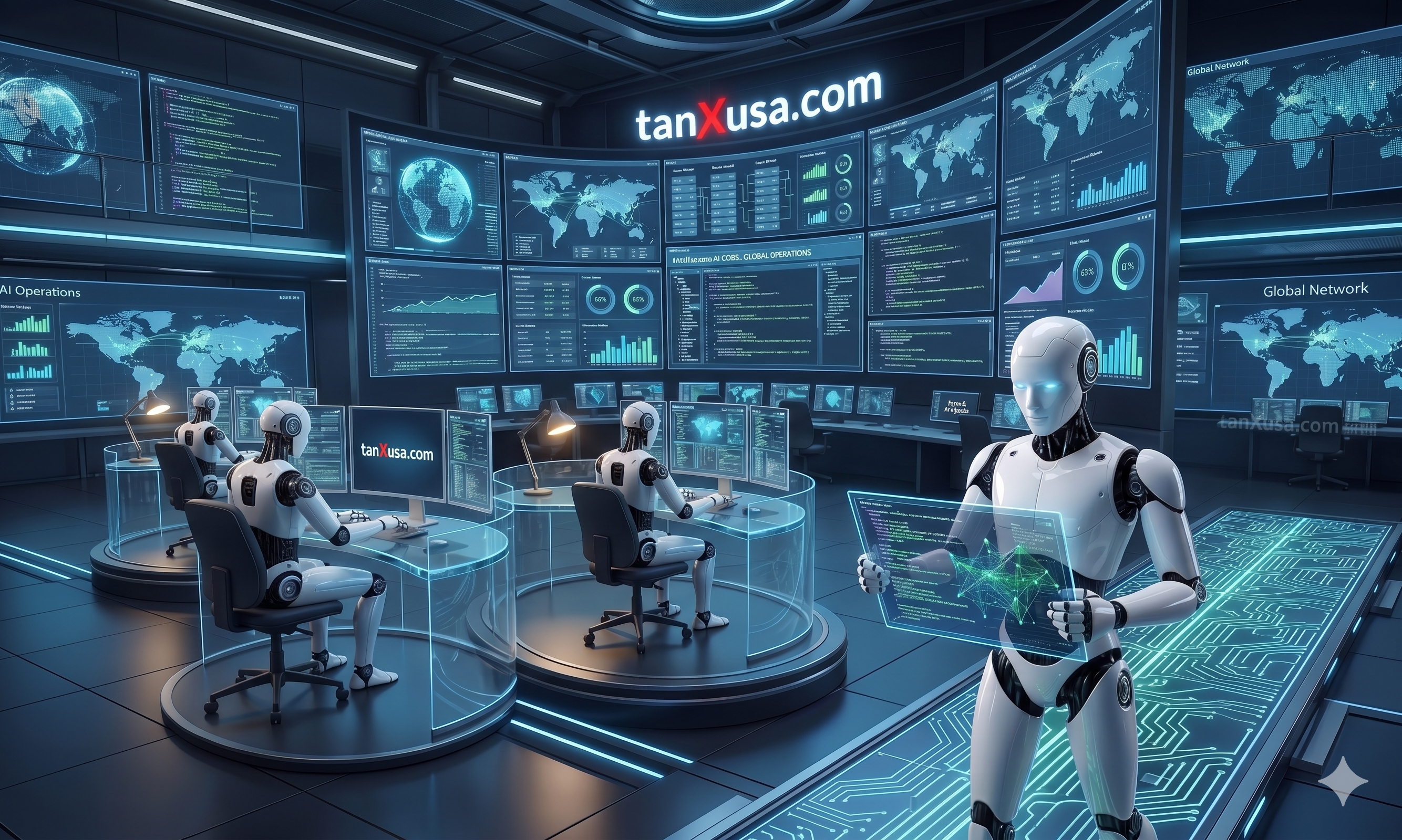 Futuristic technology connections background
